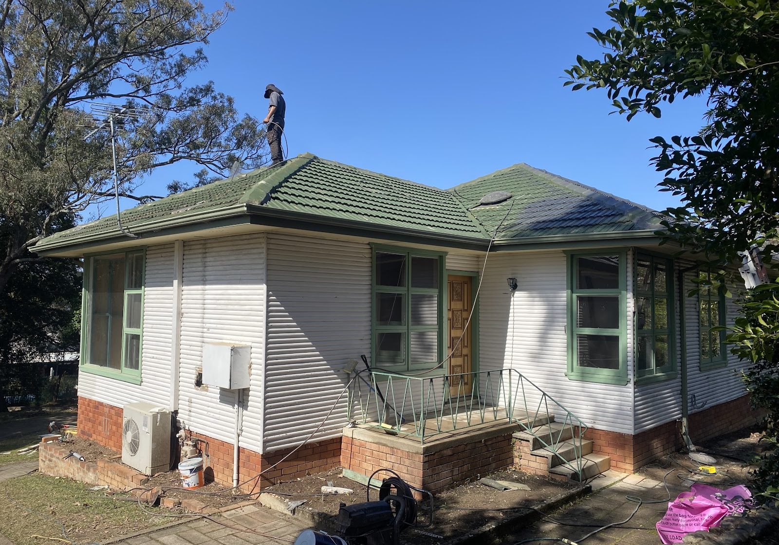 Roof work in progress in Rouse Hill